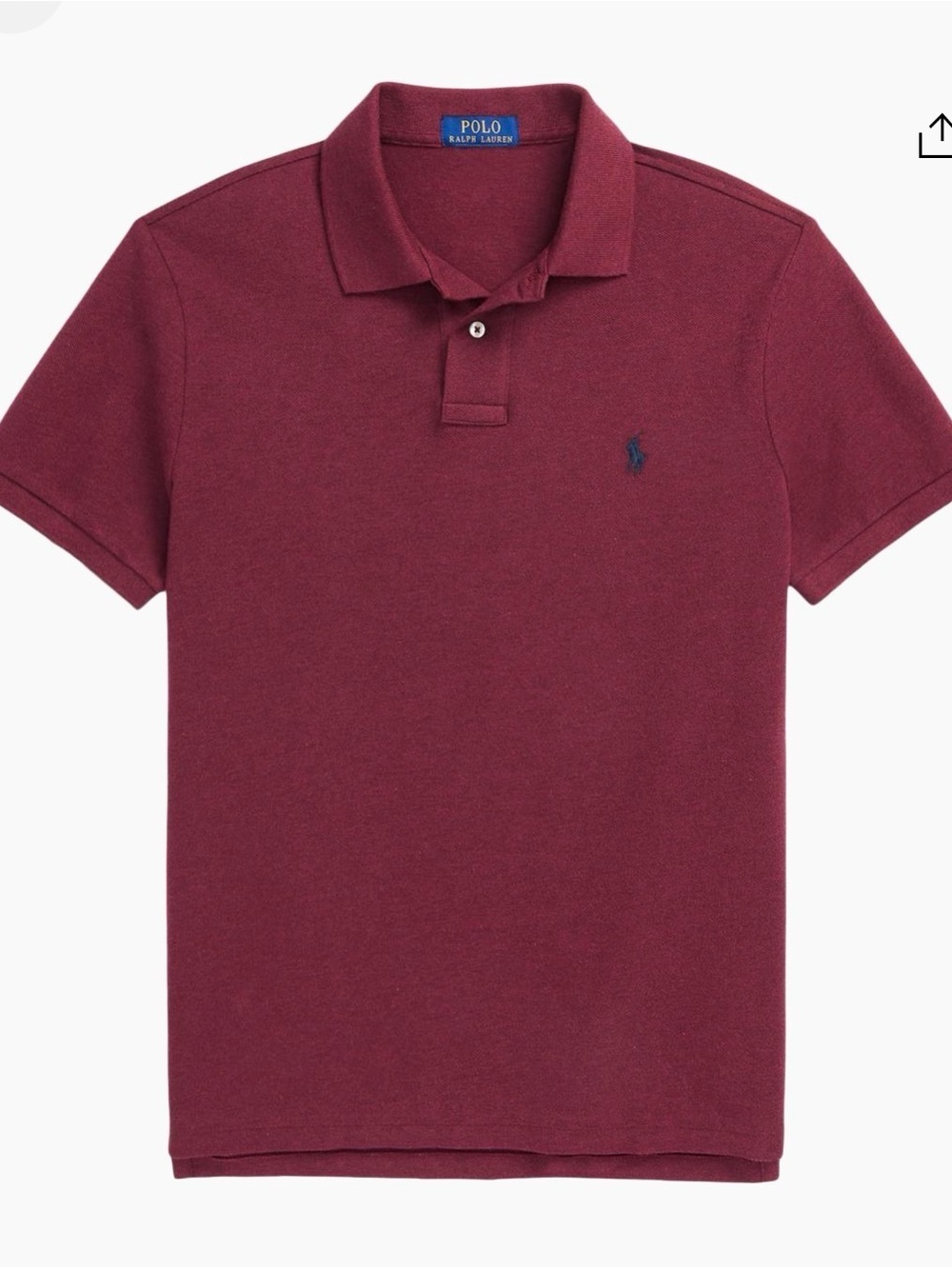 Polo by Ralph Lauren Men’s Maroon Short-Sleeve Polo
